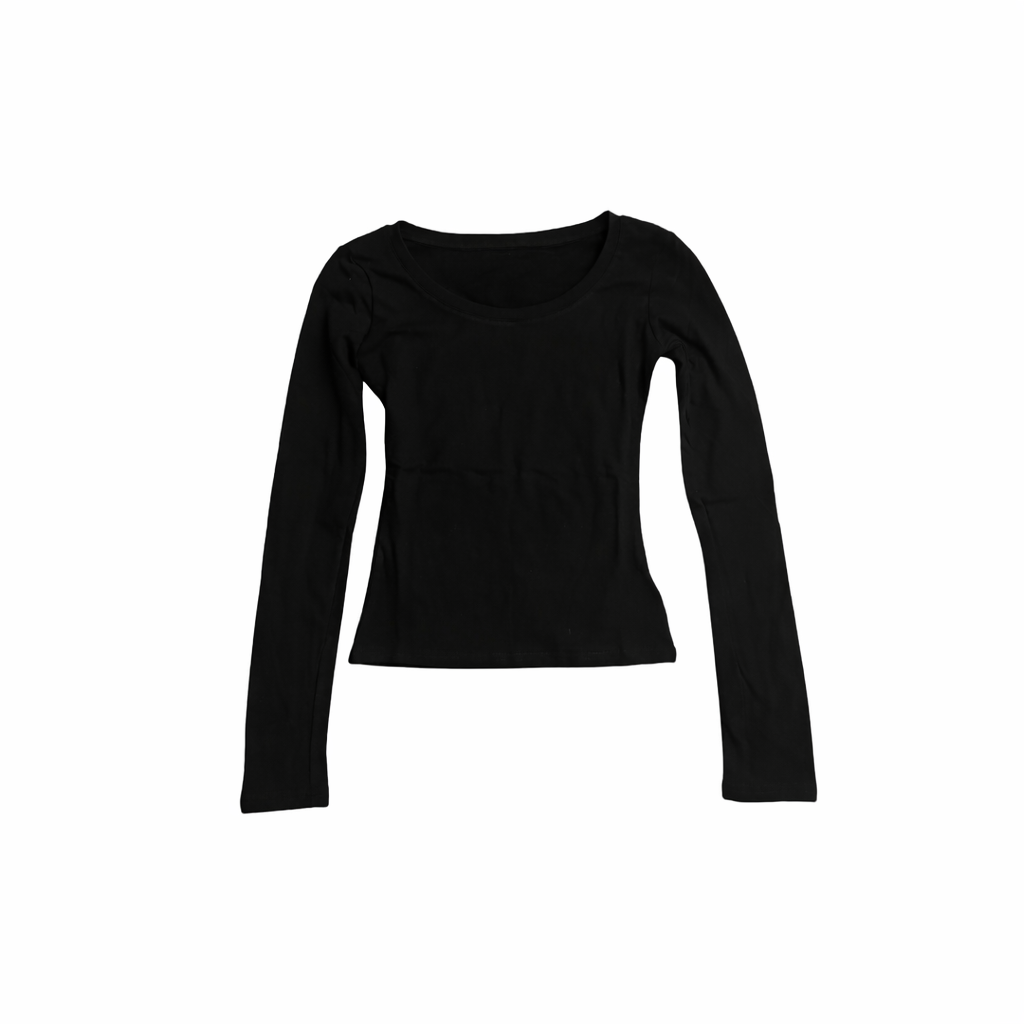 black long sleeve t shirt