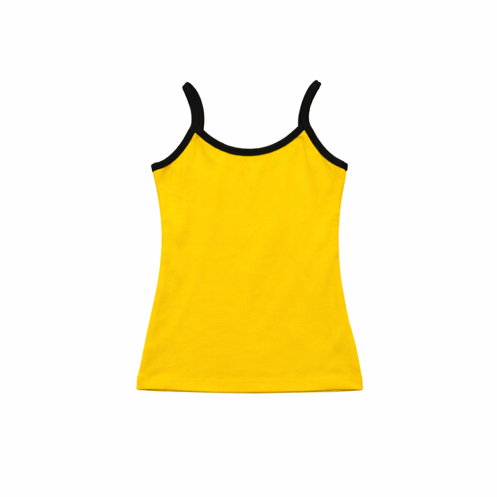 yellow cami tank top