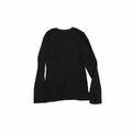 soft long sleeve front logo black