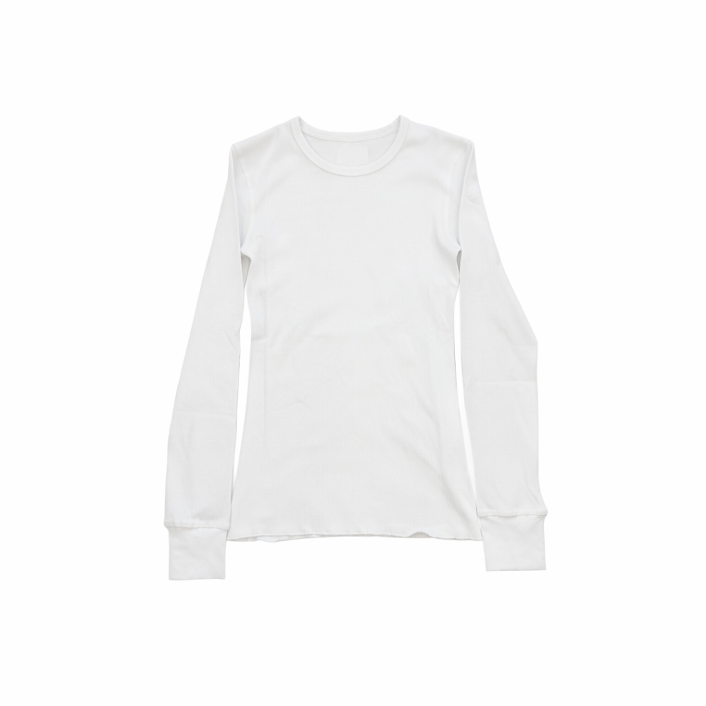 flag thermal long sleeve white
