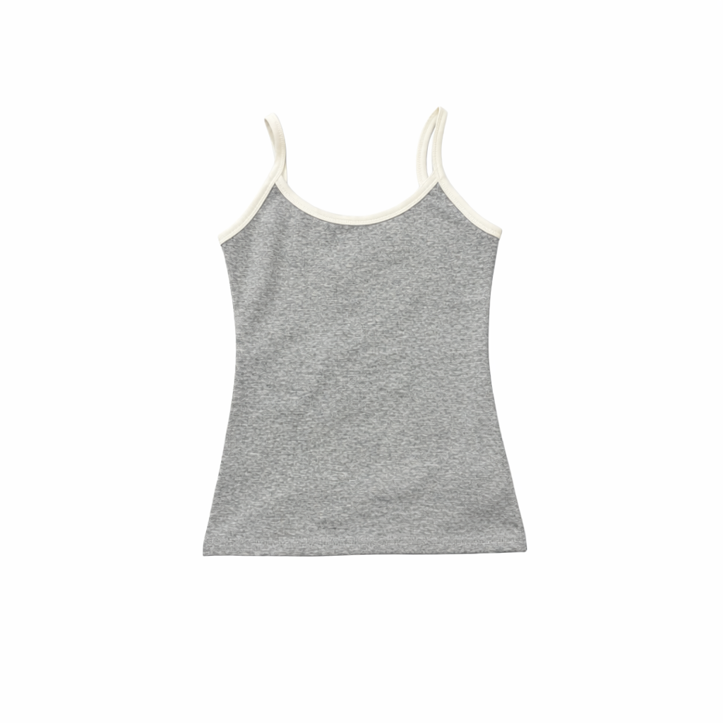 grey cami tank top