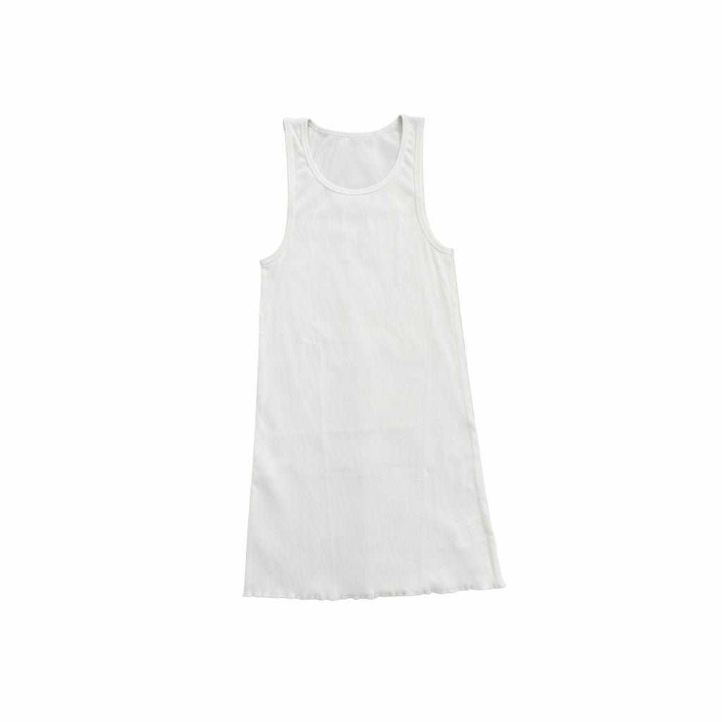 white pink tank top