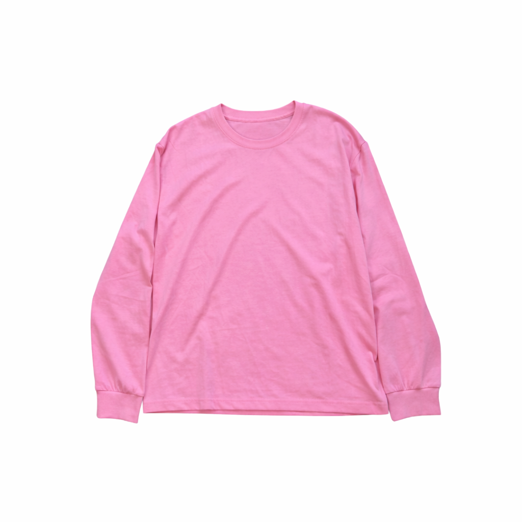 pink oversized long t shirt