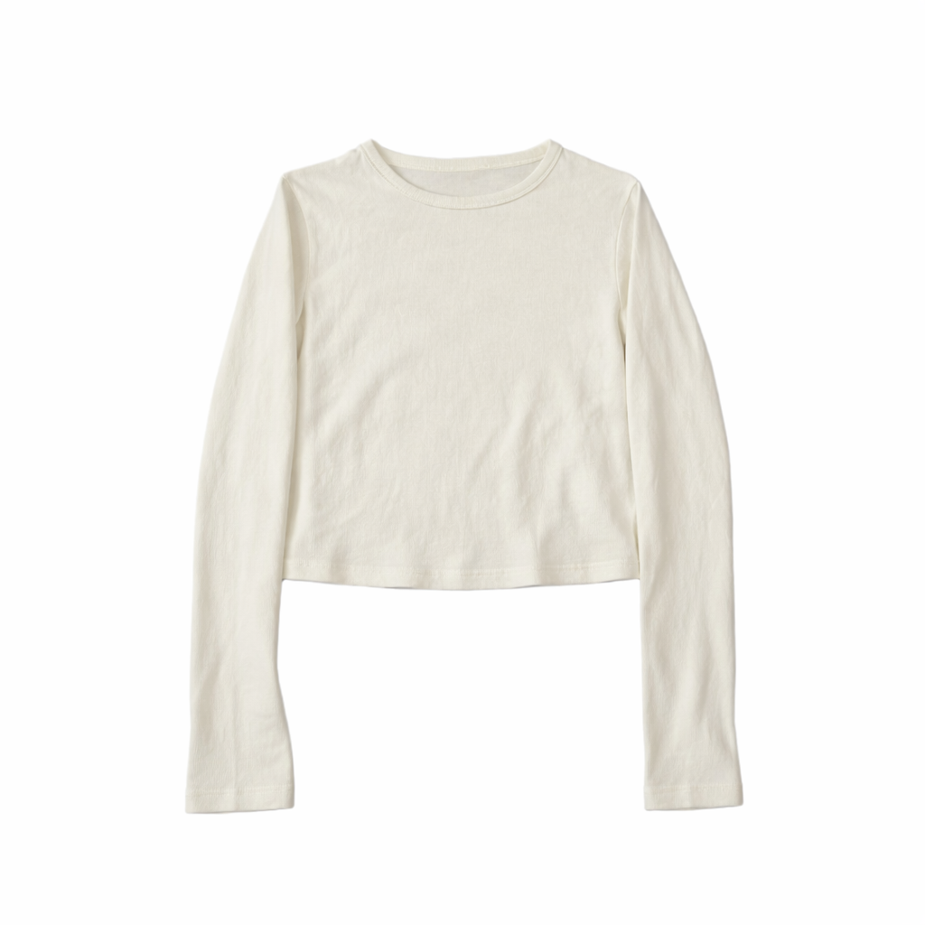 many cross t shirt long white