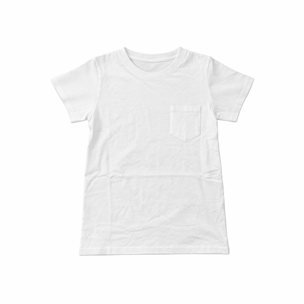 horse shoe baby tee white