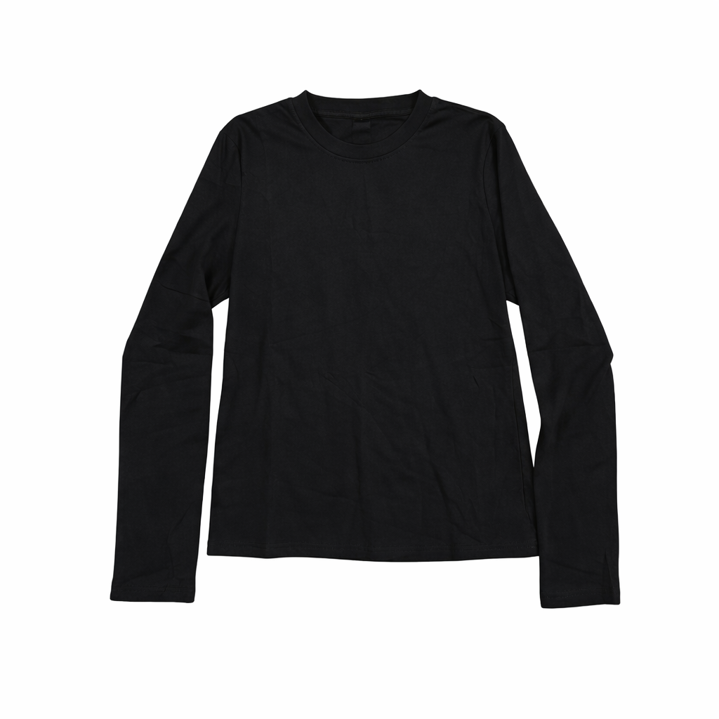 black hand logo thermal t shirt