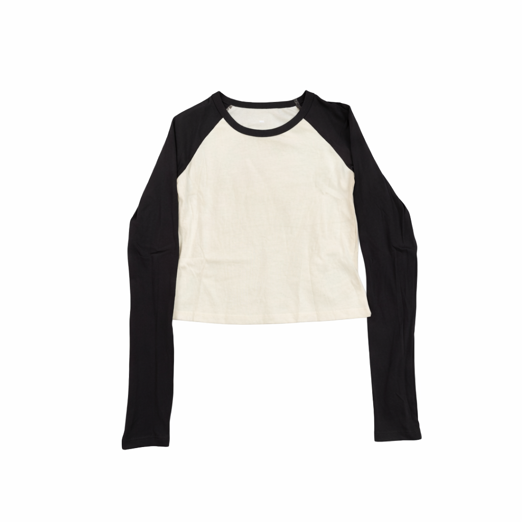 brown white long t shirt