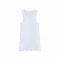 love you tank top white blue