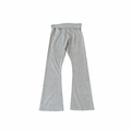 flared yoga pants grey
