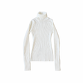 LONG SLEEVE TURTLE NECK WHITE