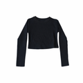 CROP THERMAL LONG SLEEVE BLACK