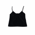 VELVET TANK TOP BLACK