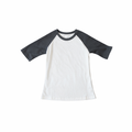 BASEBALL TEE WHITE GREY