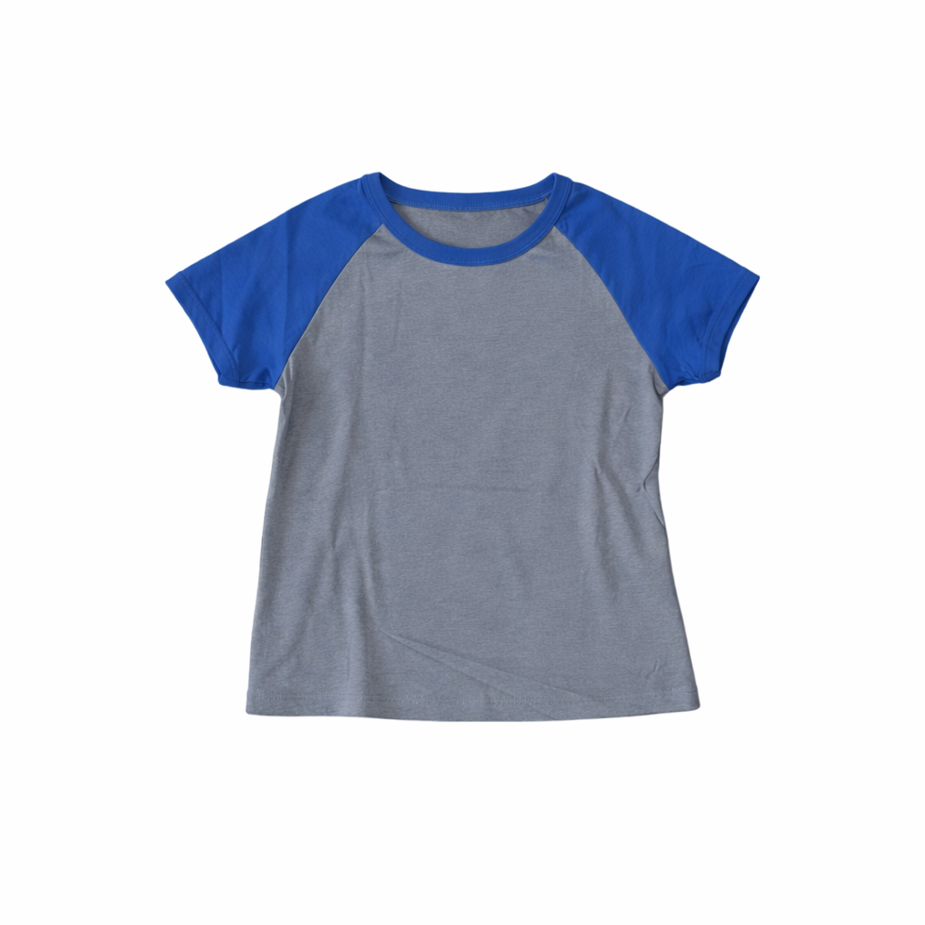BABY TEE BLUE CROSSES