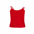 EMBROIDERED RED TANK TOP