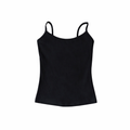 EMBROIDERED BLACK TANK TOP