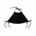 VELVET BELLY TOP BLACK