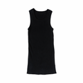 FRONT CROSS TANK TOP BLACK