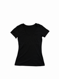 V NECK STYLE BLACK