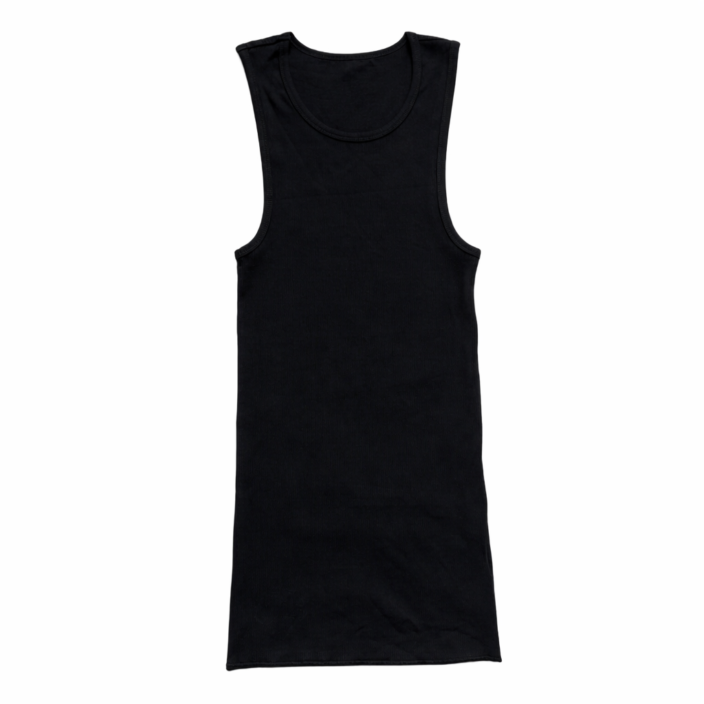 tank top t side logo black