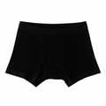 Black red boxer booty shorts