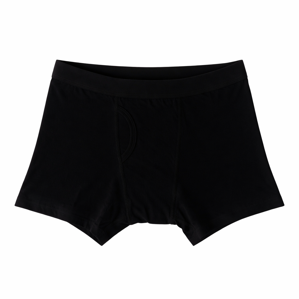 Black red boxer booty shorts