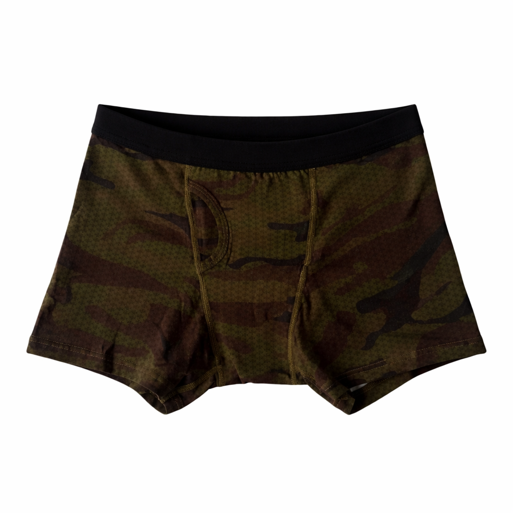 Camo boxer booty shorts